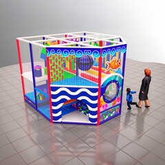 Детский игровой лабиринт «Рыбкино царство»