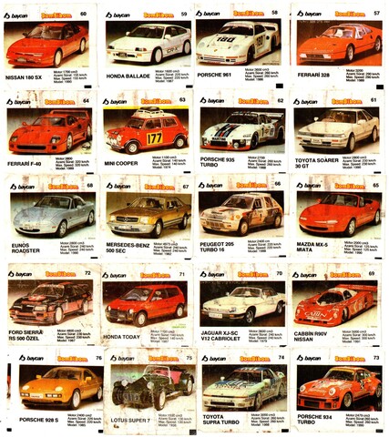 Вкладыш Bombibom Бомбибом - 3 серия (набор 20 штук) - № 57, 58, 59, 60, 61, 62, 63, 64, 65, 66, 67, 68, 69, 70, 71, 72, 73, 74, 75, 76