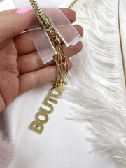 Молния на прозрачной сетке (основе) золотистая широкая