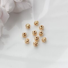 Бусина разделитель (спейсер), 4 мм, позолота, 5 штук, Р088