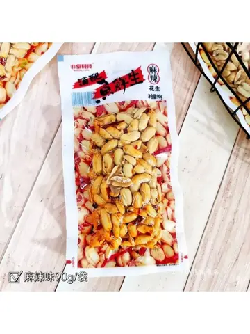Жареный арахис с чили, 90 г Китай / блистер