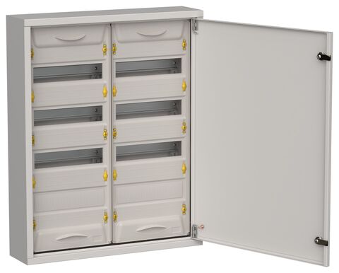 TITAN 5 Корпус мет. ЩРн-96 (2х48) 710х570х140 IP31 сер IEK