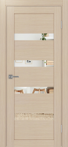 Турин_505.12.30 ЭКО-шпон Дуб беленый FL-Панель/Зеркало