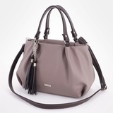 Сумка Саломея 607 наппа тауп + шоколад