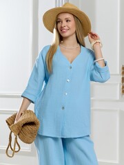 Блузка женская Асель-2 Виотекс АКВА