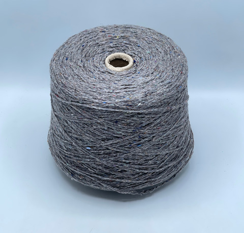 Royal Collection, Tweed, 2/600 300м. 76% Кашемир, 7% Шелк, 17% Шерсть, Серый,твид (302), 39686
