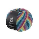 Пряжа Lana Grossa Meilenweit 100 Cosy Socks Multi Stripes 155