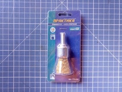 Кордщетка для дрели кистеобразная мягкая ПРАКТИКА 16 мм, хвост 6 мм (773-422)