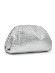 Clutch DIAMOND silver color