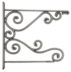 Полкодержатель MOD77 240/170х270  AS (уголок)