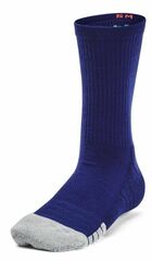 Теннисные носки Under Armour Kid's HeatGear 3P Crew Socks - sonar blue/white/light blue