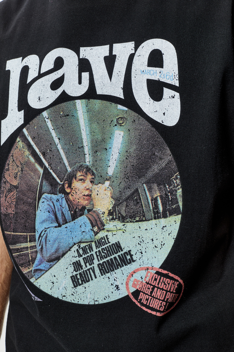 Черная футболка GATHER RAVE