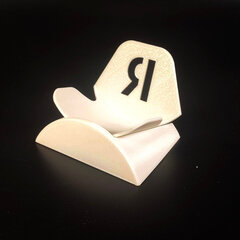 Подставка настольная для наклонного размещения Яндекс станции Мини 2, 3D печать, белая