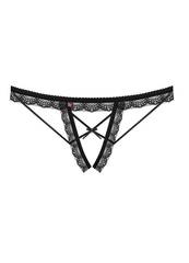 Трусы-стринги OBSESSIVE Thong-1 crotchless