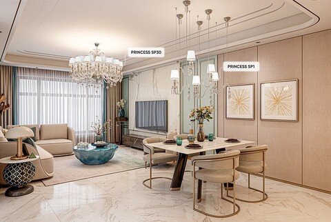 Подвесной светильник Crystal Lux PRINCESS SP1