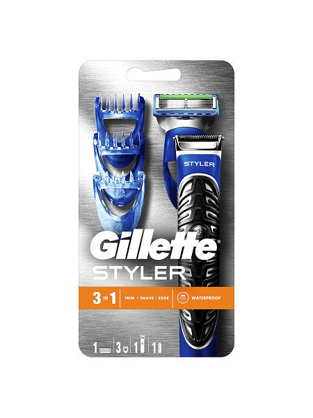 Gillette Styler 3 в 1 - универсальная бритва-стайлер для бороды