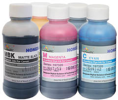 Набор чернил DCTec DC5-F600 для Canon imagePROGRAF iPF500, iPF670, iPF600, iPF700, iPF770, iPF610, iPF605, iPF650, iPF655, iPF710, iPF720, iPF750, iPF755, iPF810, iPF820. 6 x 200мл. (чернила EverNew 520503 для canon PFI-102/PFI-107)