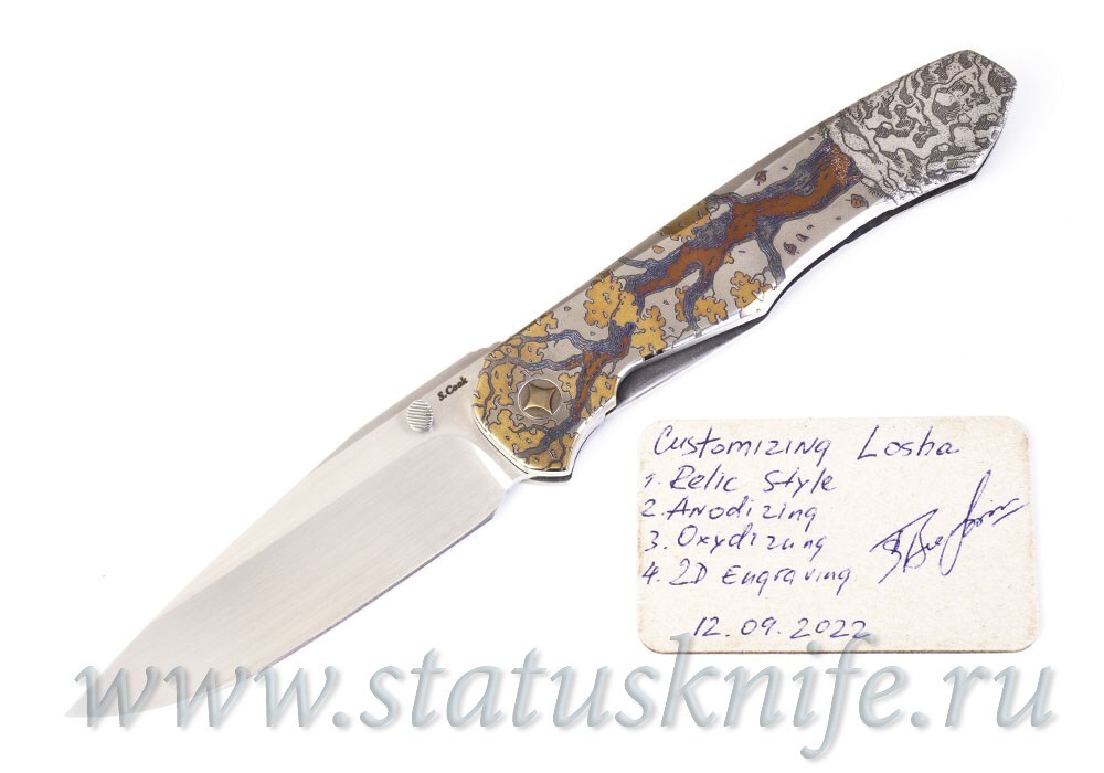 Нож Scott Cook Lochsa Art Custom