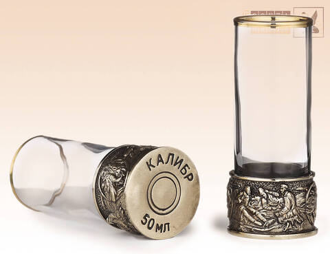 рюмка Патрон Охотники на привале