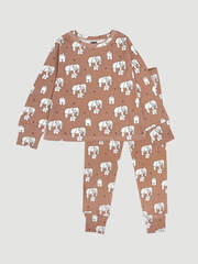 Пижама Mjölk Слоники оригами, на манжетах