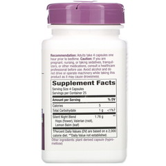 Nature's Way, Silent Night, 100 Vegan Capsules