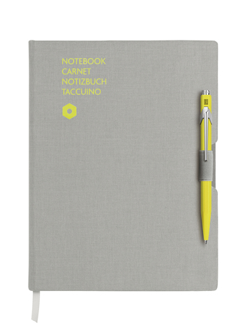 Записная книжка Caran d'Ache Office A5 Grey/Yellow (8491.401)