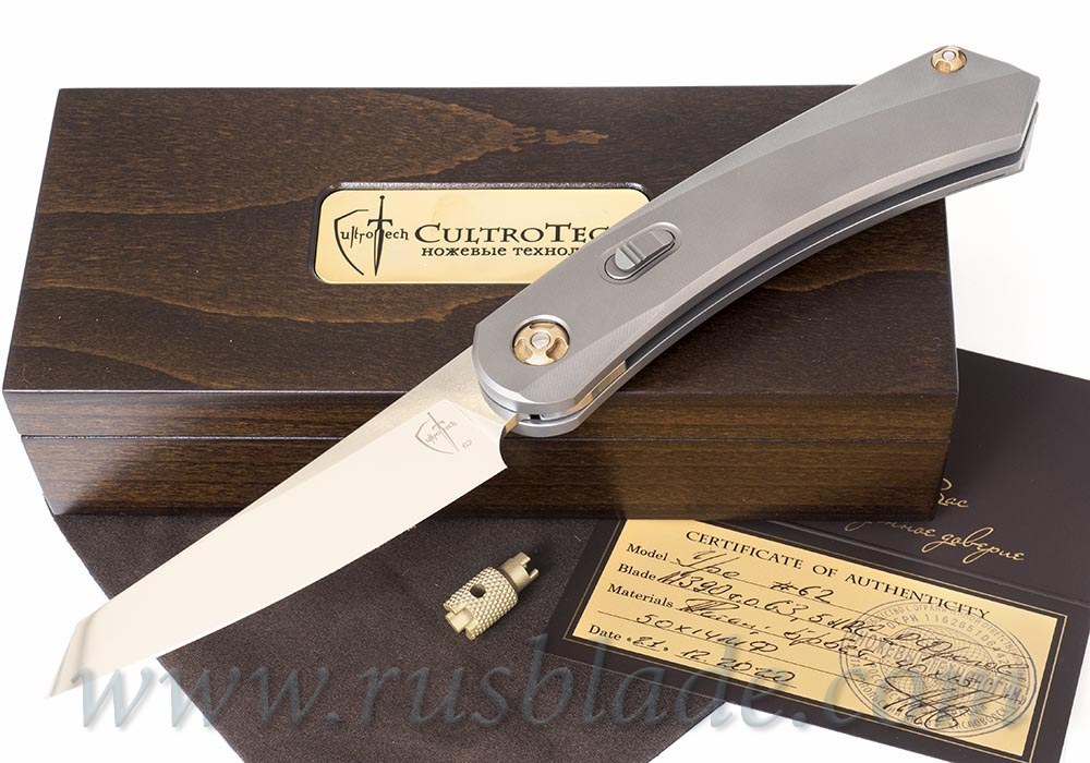 URS knife by CultroTech Knives #62 Mirror polished blade