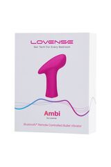 Ярко-розовая вибропуля Lovense Ambi - 