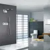 Abber Wasser Kreis AF8151 Душевая система скрытого монтажа без излива, термостат, цвет: серый