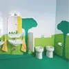 Jika 8.9703.7.300.000.1 BABY сиденье для унитаза без крышки, пластиковые петли, дюропласт, белый