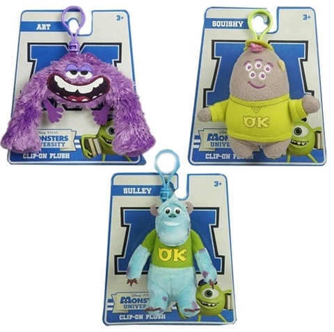 Monsters University Little Friends Clip On