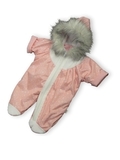 Комбинезон с мехом - Розовый. Одежда для кукол, пупсов и мягких игрушек.