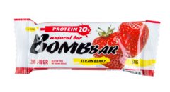 Протеиновый батончик Bombbar Клубника, 60 гр