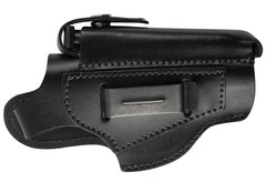 Кобура для ПМ поясная, с отделением для запасного магазина