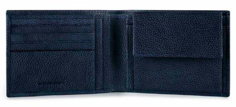 Кошелек мужской Piquadro Pulse PU257P15S/BLU2 синий натур.кожа