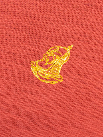 Женская футболка «Великоросс» терракотового цвета