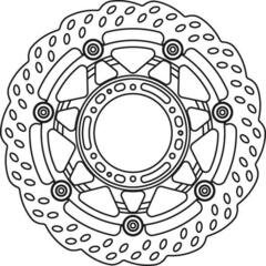 Диск тормозной передний CBR-1000RR