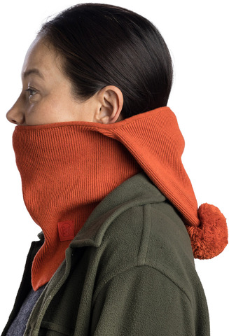 Картинка балаклава Buff Knitted Balaclava Nilan Orange Red - 7
