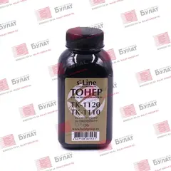 Тонер БУЛАТ s-Line TK-1120, TK-1110 для Kyocera FS-1060, FS-1040 (Чёрный, банка 120 г)