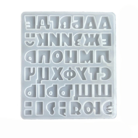 Силиконовая форма Алфавит мультяшный 3 см