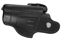 Кобура для ПМ поясная, с отделением для запасного магазина