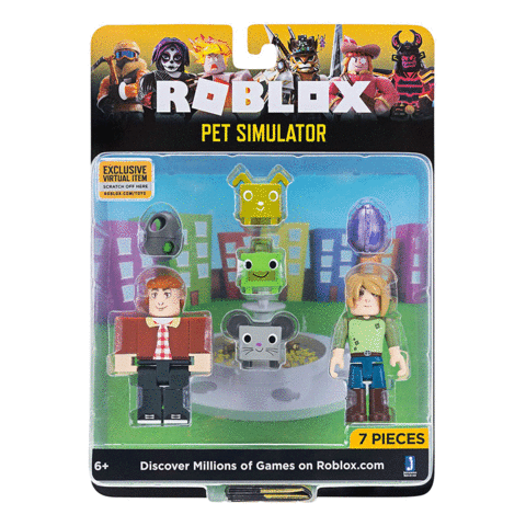 Игровая коллекционная фигурка Jazwares Roblox Game Packs Pet Simulator W4, набор 2 шт.