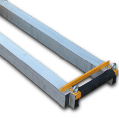 Профиль телескопической виброрейки VPK - длина 3,5 - 6 метров / 100х40х4