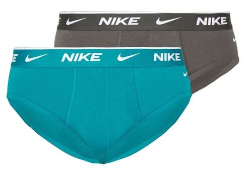 Боксерки Nike Everyday Cotton Stretch Brief 2P - bright spruce/anthracite