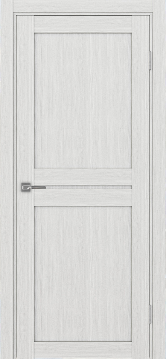 Дверь межкомнатная Оптима Порте Турин 520.111, цвет серебристый ясень, экошпон, глухая