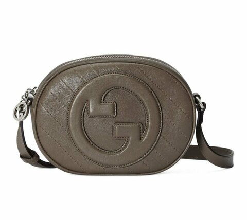 Сумка через плечо Gucci Blondie из кожи коричневый