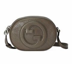 Сумка через плечо Gucci Blondie из кожи коричневый