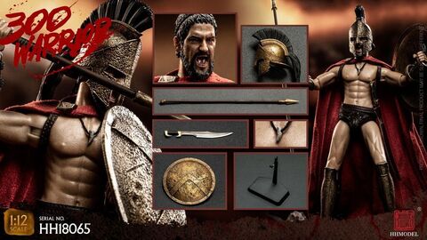 300 Спартанцев фигурка 1/12 Царь Леонид
