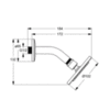 Душ верхний малый 10,2х10,2 см Ideal Standard IdealRain Soft B9436AA