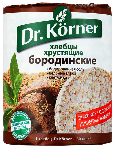 Хлебцы "Dr. Korner" бородинские 100г